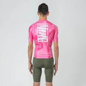 2025 Giro d'Italia Maglia Rosa 2.5 Mens Avant Short Sleeve Cycling Jersey by Suarez
