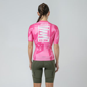2025 Giro d'Italia Maglia Rosa 2.5 Womens Avant Short Sleeve Cycling Jersey by Suarez