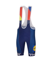 Official 2025 Lidl-Trek Mens Fan Line Bib Short Navy by Santini