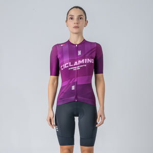 2025 Giro d'Italia Maglia Ciclamino 2.5 Womens Avant Short Sleeve Cycling Jersey by Suarez
