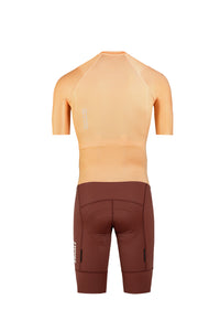 HardLite 2.3 Mens Pro Cycling Road Skinsuit Tangerine by Suarez
