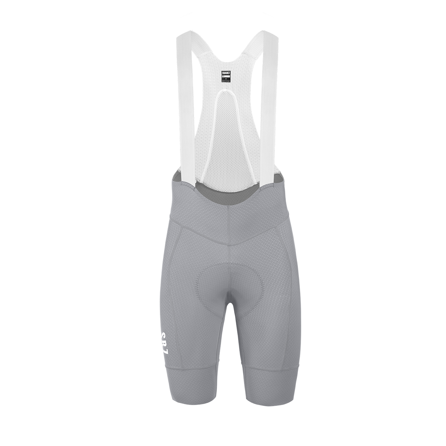 2025 Men's Cycling Bibshorts Hard Light Gray 2.4 by Suarez