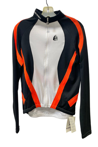 Aplaus Long Sleeve Cycling Jersey Orange by Etxeondo