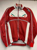 Acqua Windproof Mens Cycling Jacket Red by Santini