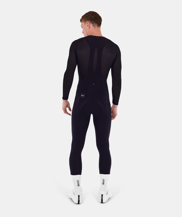 Unico Cool Weather Bib Tights Men Black by Santini