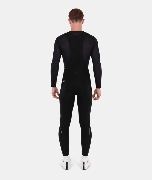 RTR Winter Thermal Bib Tights Men Black by Santini