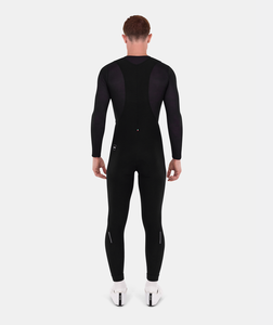 RTR Winter Thermal Bib Tights Men Black by Santini