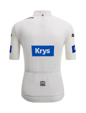 Official Tour de France Fan Line Best Young Rider Mens White Jersey by Santini
