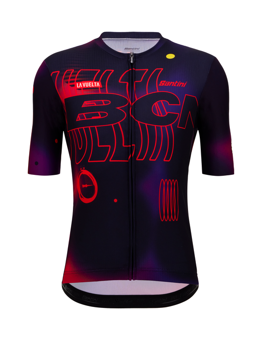 Official 2023 La Vuelta Barcelona Stage 1 Mens Smart Jersey by Santini