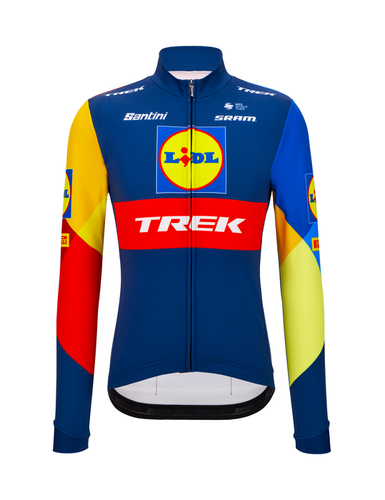 Official 2024 Lidl-Trek  Mens Long Sleeve Cycling Jersey by Santini