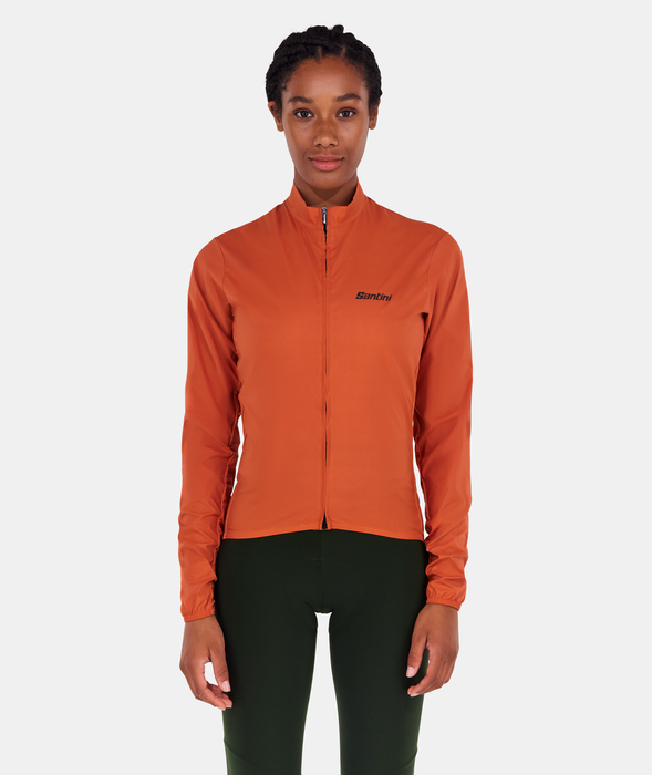 RTR Packable Men's Wind Jacket Rust by Santini