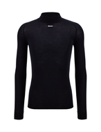 Next 2 Skin Wool Blend Long Sleeve Baselayer Black by Santini