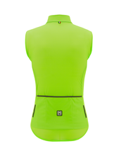 Nebula Windproof Cycling Vest Fluo Green by Santini