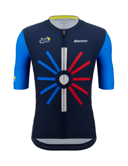 Official 2023 Tour de France Trionfo Stage 21 Mens Jersey by Santini