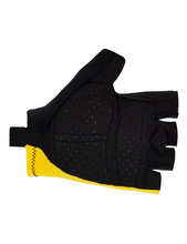 Official Tour de France General Classification Leader Yellow Cycling Gloves by Santini