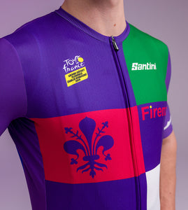 Official 2024 Tour de France Firenze Stage 1 Mens Smart Jersey by Santini