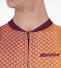 2024 Paws Short Sleeve Mens Cycling Jersey Orange by Santini