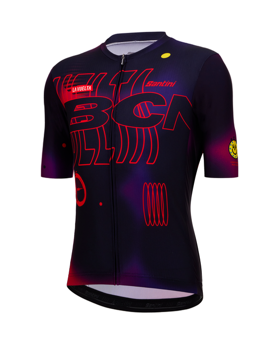 Official 2023 La Vuelta Barcelona Stage 1 Mens Smart Jersey by Santini