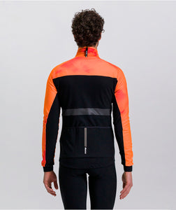 Pure Dye Thermal Wind Jacket in Orange by Santini