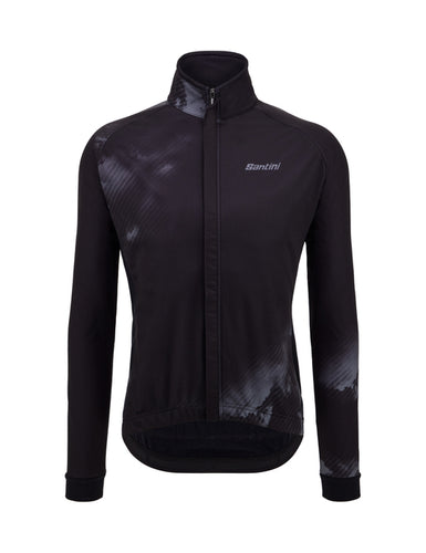 Pure Dye Thermal Wind Jacket in Black by Santini