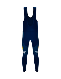 Official 2024 Lidl-Trek Race Kit Mens Bib Tights Blue by Santini