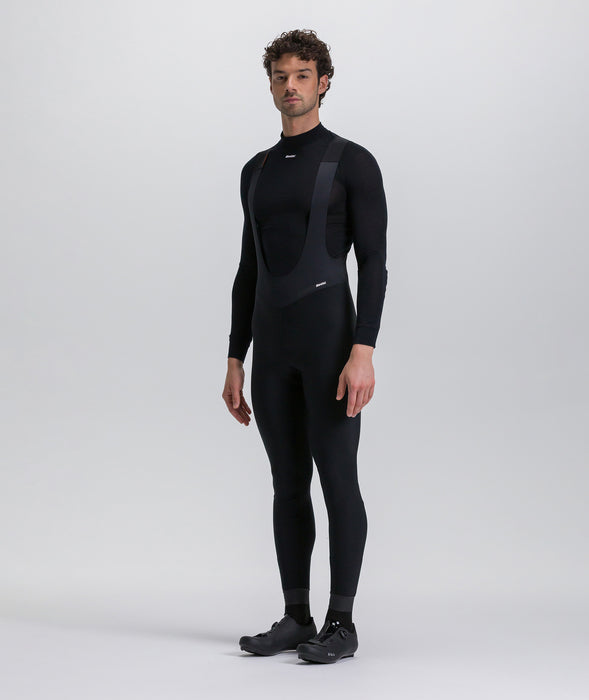 Aldo Winter Cycling Mens Bib Tights by Santini