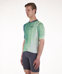 2024 Paws Short Sleeve Mens Cycling Jersey Green by Santini