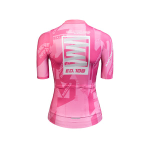 2025 Giro d'Italia Maglia Rosa 2.5 Womens Avant Short Sleeve Cycling Jersey by Suarez
