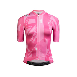 2025 Giro d'Italia Maglia Rosa 2.5 Womens Avant Short Sleeve Cycling Jersey by Suarez