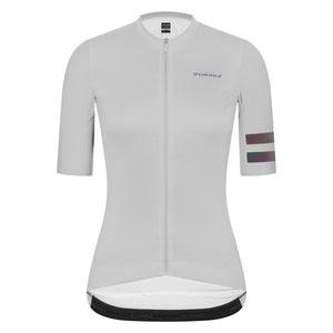 Solid Womens Avant Cycling Jersey White by Suarez