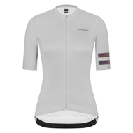 Solid Womens Avant Cycling Jersey White by Suarez