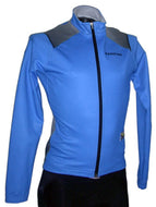 K2 Softshell Windproof Mens Cycling Jacket in Blue by Santini