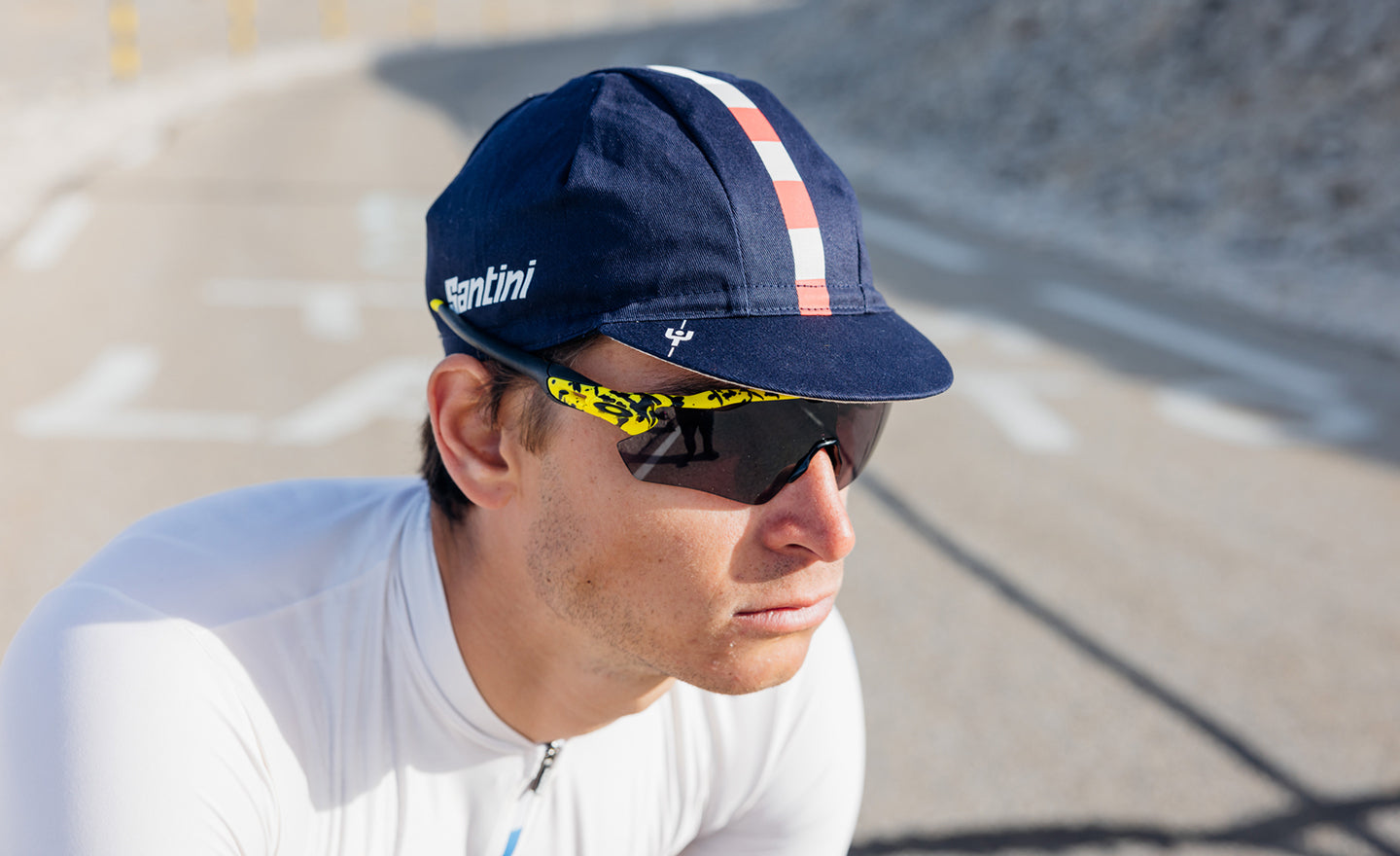 Official 2025 Tour de France MAILLOT JAUNE Mont Ventoux Cycling Cap by Santini