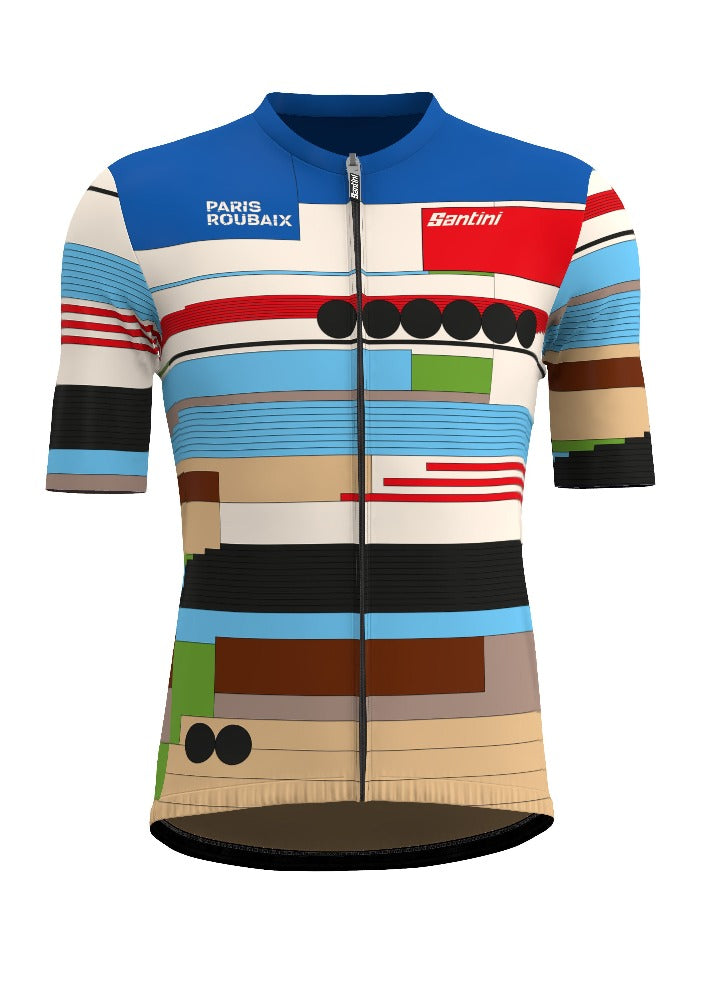 Official ASO Paris Roubaix 2024 Paris Roubaix Mens Jersey by Santini