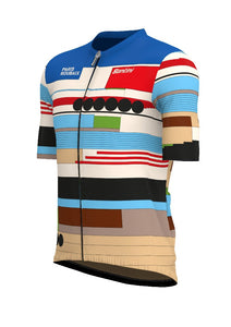 Official ASO Paris Roubaix 2024 Paris Roubaix Mens Jersey by Santini