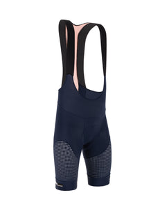 Freccia Cycling bib shorts in Navy Blue by Santini