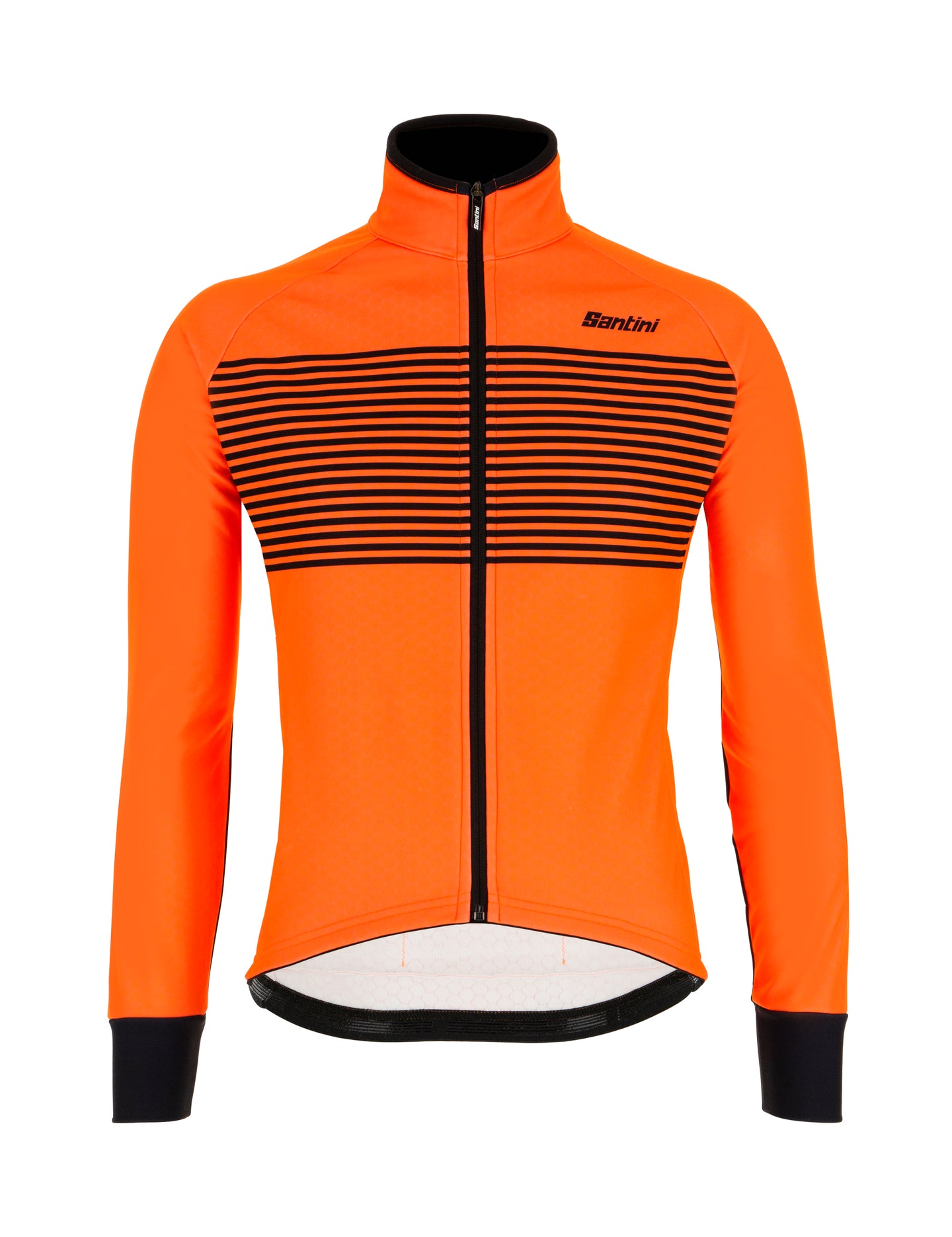 Color Winter Jacket in Flouro Orange by Santini