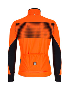 Color Winter Jacket in Flouro Orange by Santini