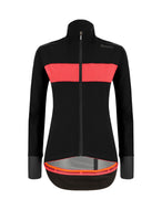 GUARD MERCURIO - Cycling RAIN JACKET Black / Pink by Santini