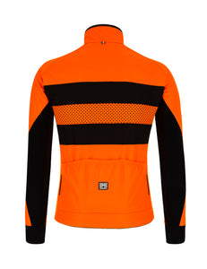 Color Bengal Jacket in Flouro Orange by Santini