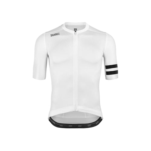 Solid 2.4 Mens Avant Cycling Jersey Chalk White by Suarez