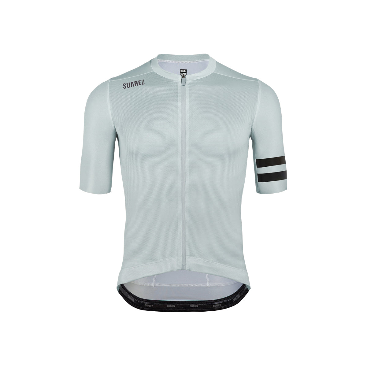 Solid 2.4 Mens Avant Cycling Jersey Gray Pearl by Suarez