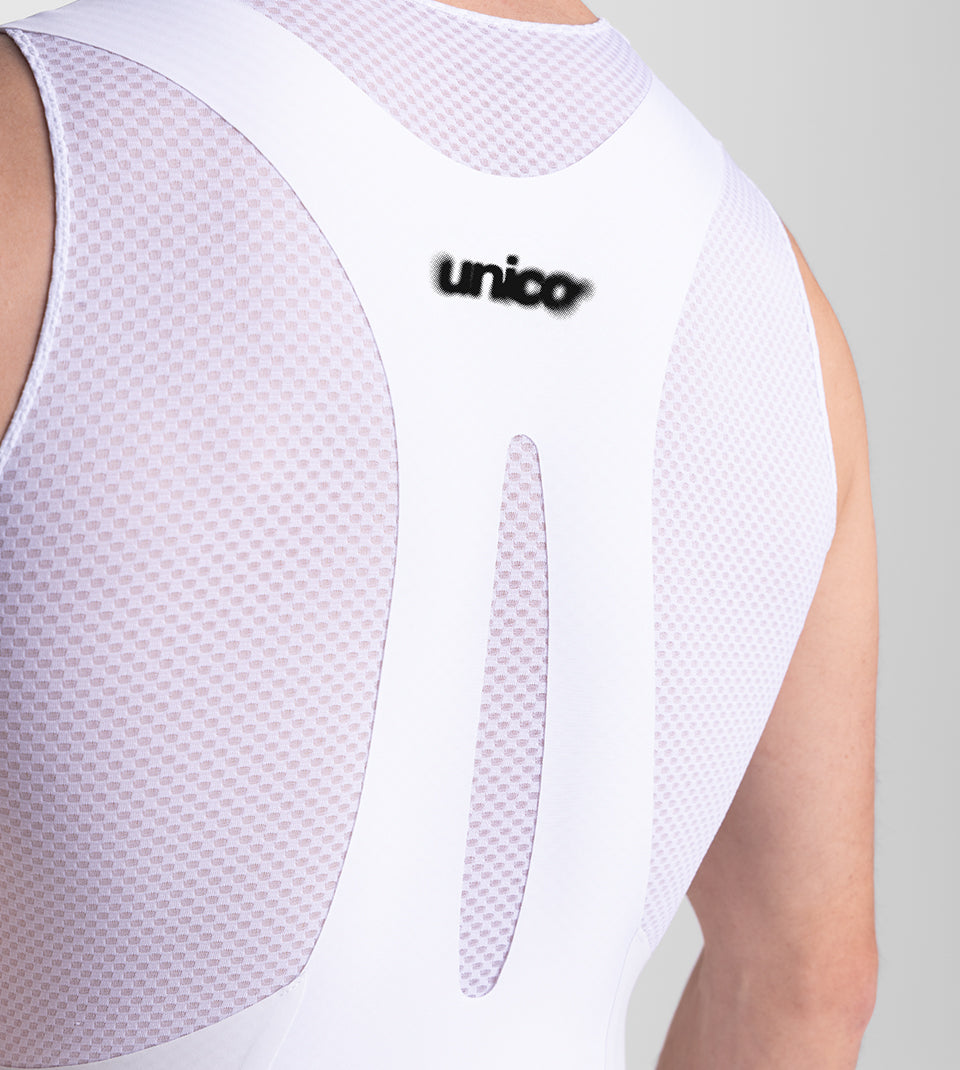 UNICO EDGE  2026 MEN’S BIB SHORTS - White