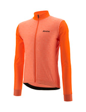 Colore Puro Long Sleeve Jersey - Flouro Orange by Santini