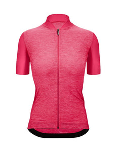 2024 Colore Puro Womens Short Sleeve Cycling Jersey Rasberry by Santini