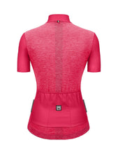 2024 Colore Puro Womens Short Sleeve Cycling Jersey Rasberry by Santini