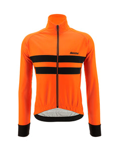 Colore Halo Winter Jacket in Flouro Orange by Santini