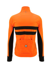 Colore Halo Winter Jacket in Flouro Orange by Santini