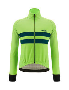 Colore Halo Winter Jacket in Flouro Green by Santini