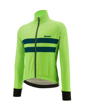 Colore Halo Winter Jacket in Flouro Green by Santini